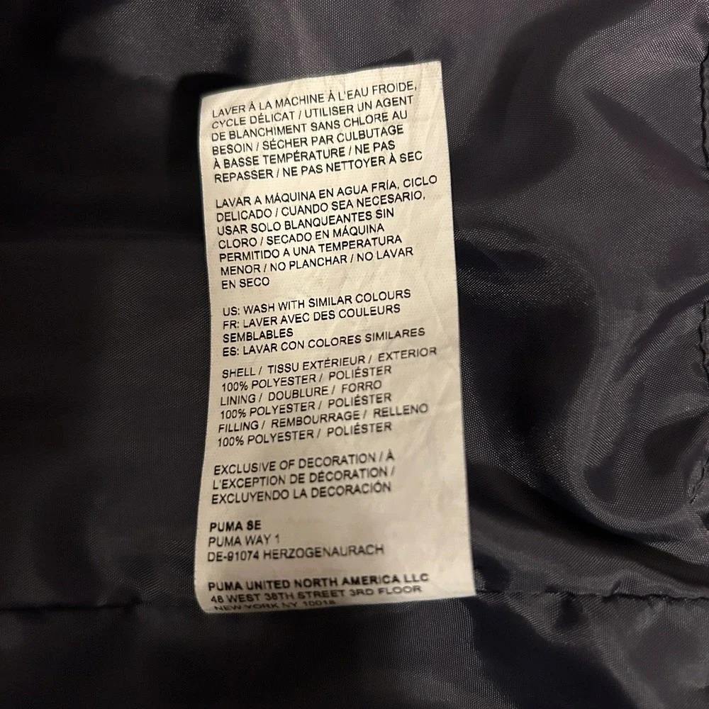 Puma puffer vest